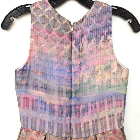 Cynthia Steffe Fit/Flare‎ Cityscape Print Dress - Picture 10 of 14